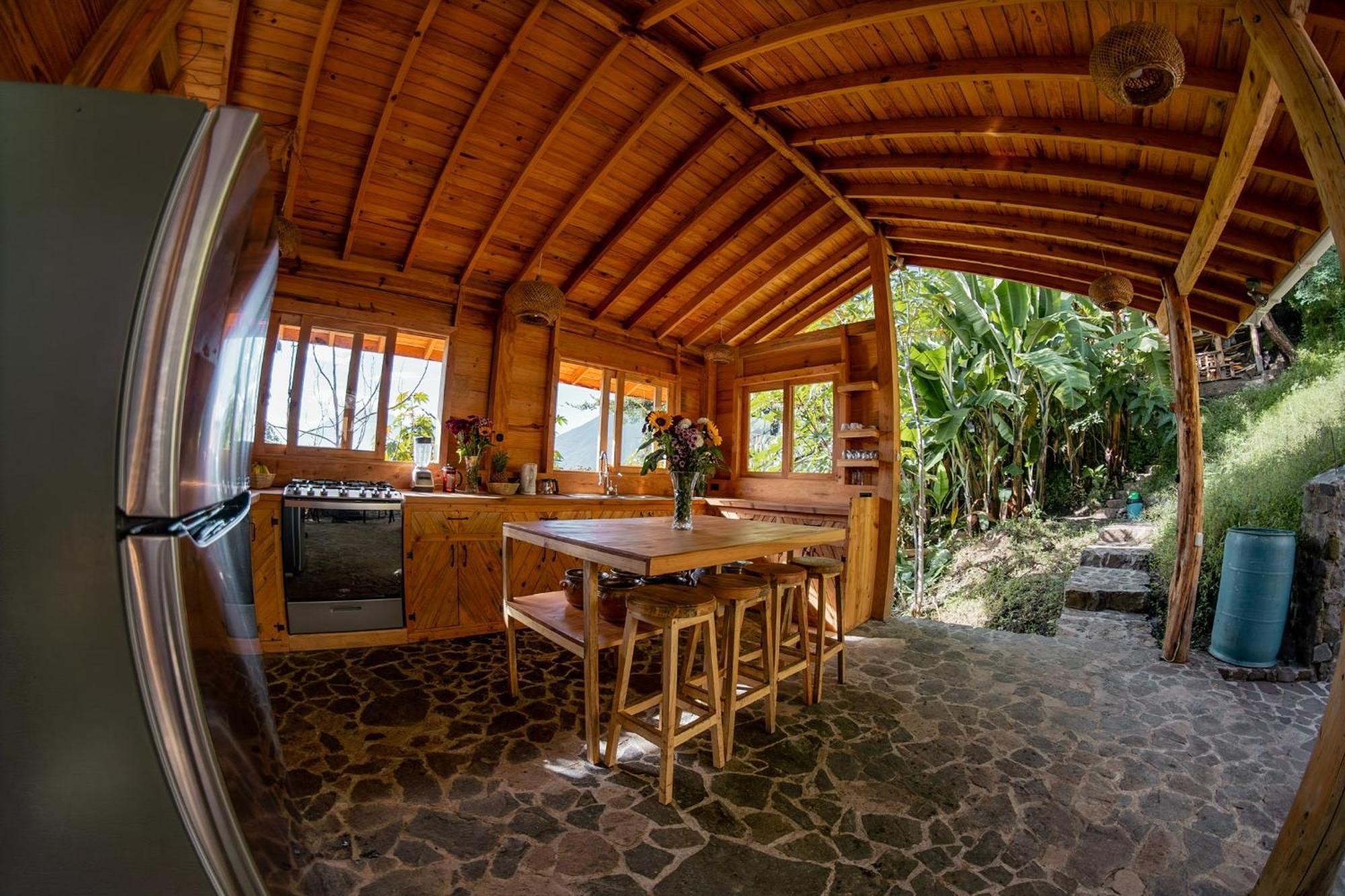 Fuego Atitlan Eco-Hotel San Marcos La Laguna Bagian luar foto