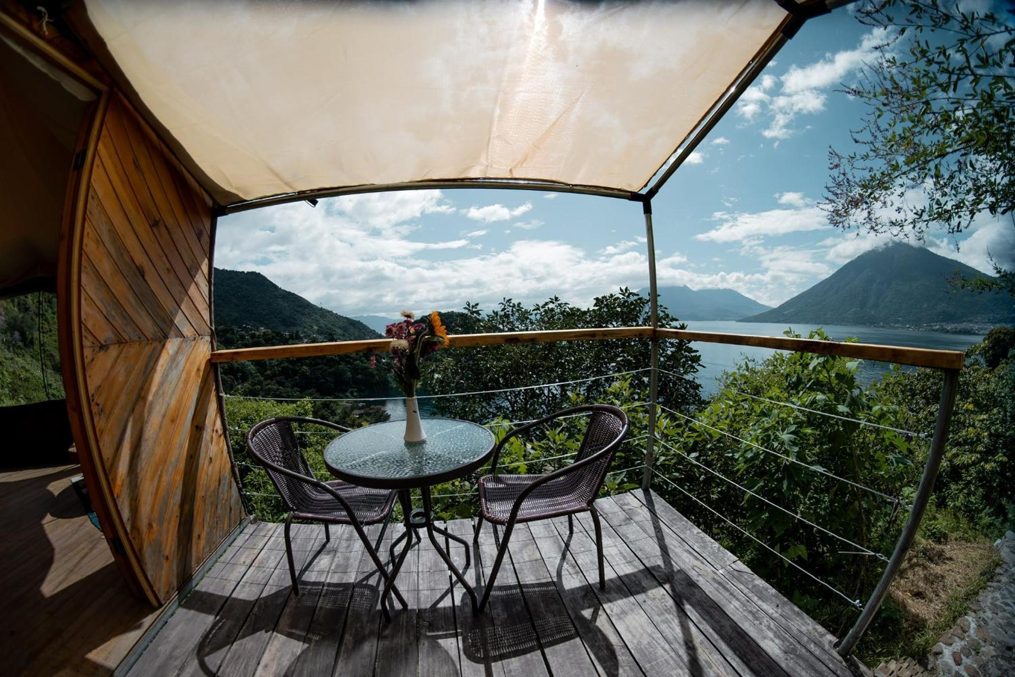 Fuego Atitlan Eco-Hotel San Marcos La Laguna Bagian luar foto