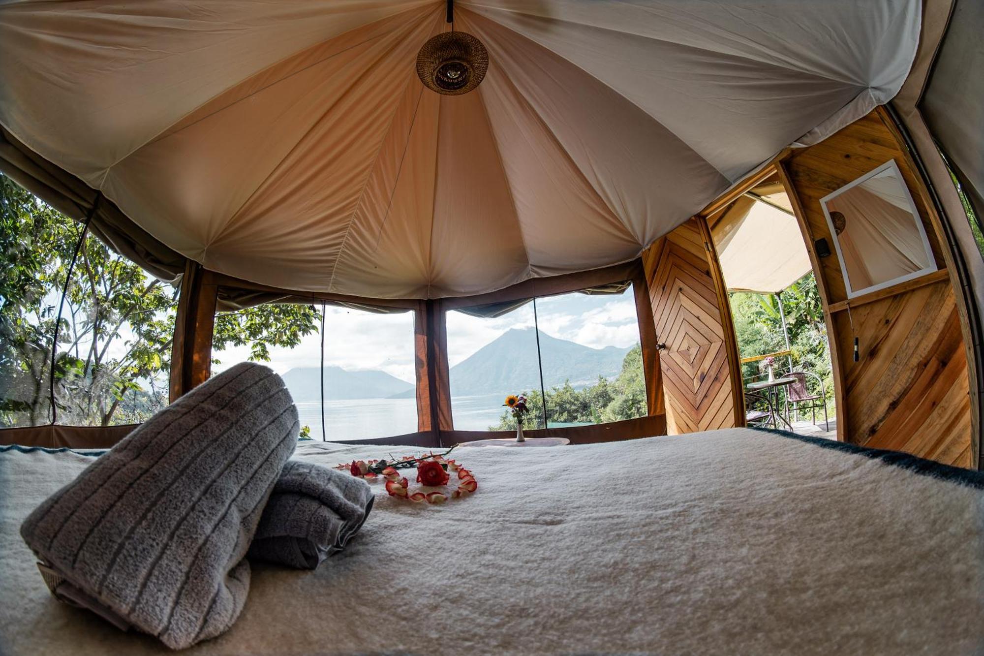 Fuego Atitlan Eco-Hotel San Marcos La Laguna Bagian luar foto