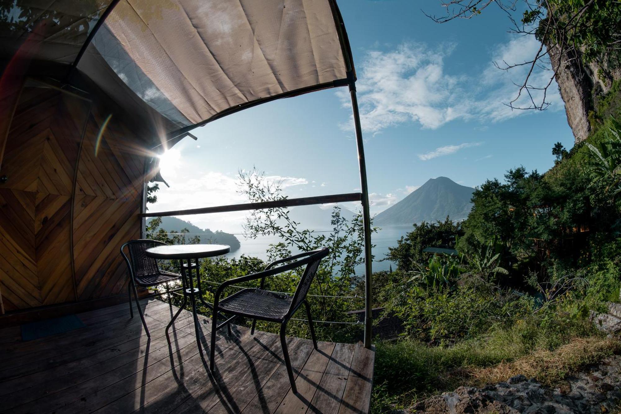 Fuego Atitlan Eco-Hotel San Marcos La Laguna Bagian luar foto
