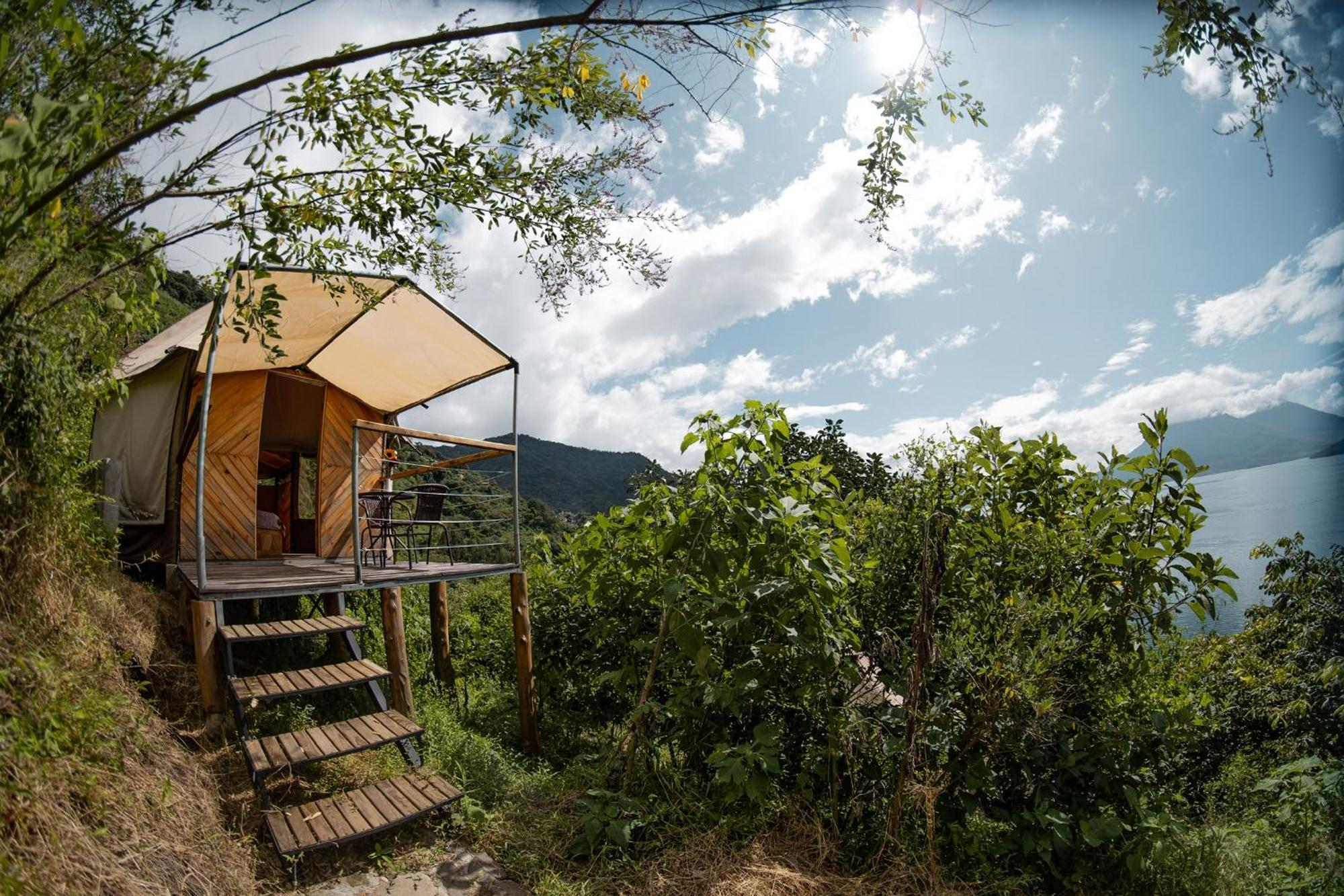 Fuego Atitlan Eco-Hotel San Marcos La Laguna Bagian luar foto
