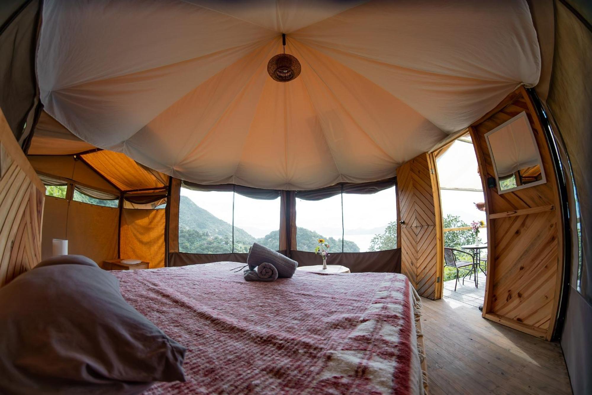 Fuego Atitlan Eco-Hotel San Marcos La Laguna Bagian luar foto