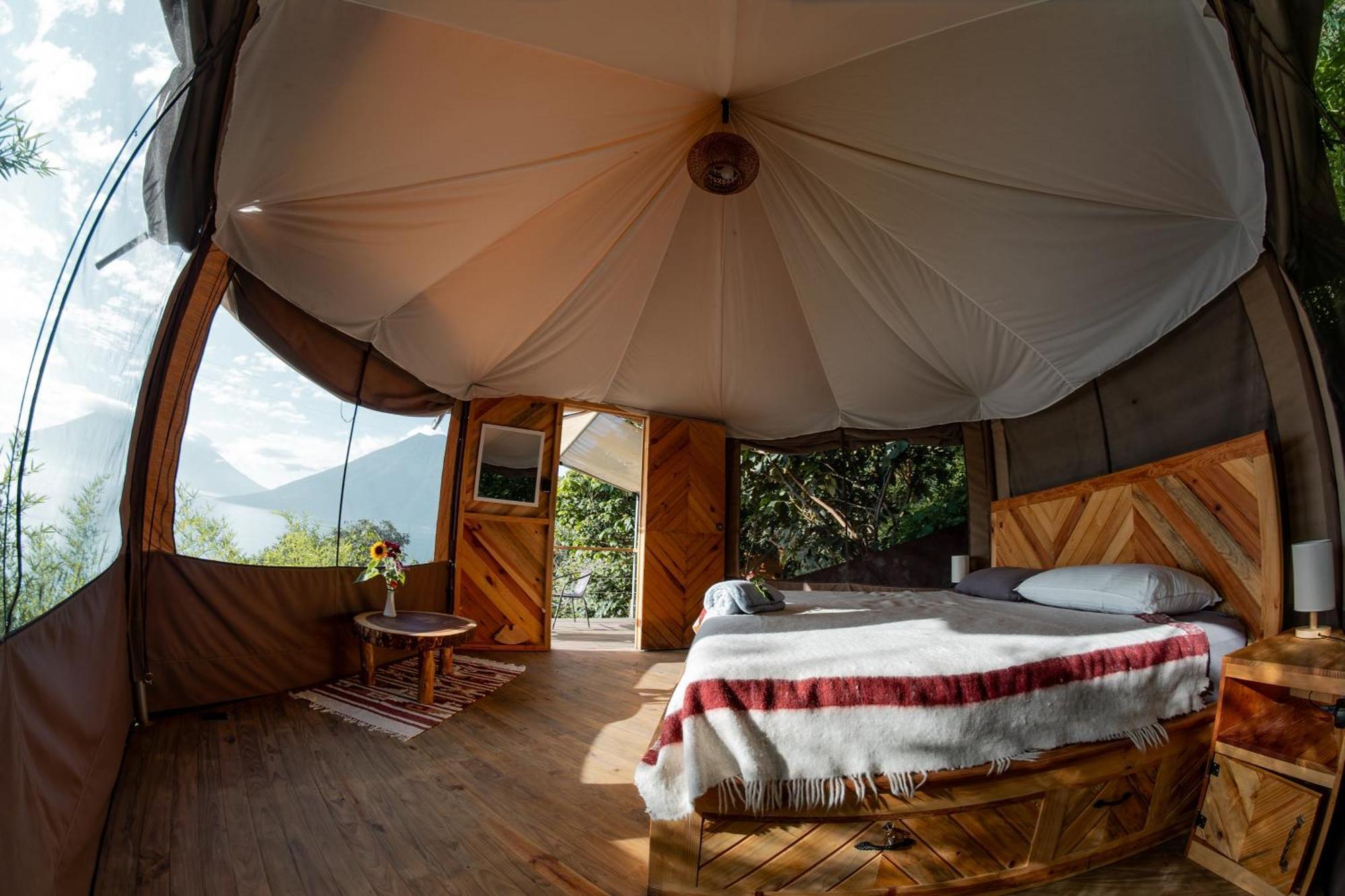 Fuego Atitlan Eco-Hotel San Marcos La Laguna Bagian luar foto