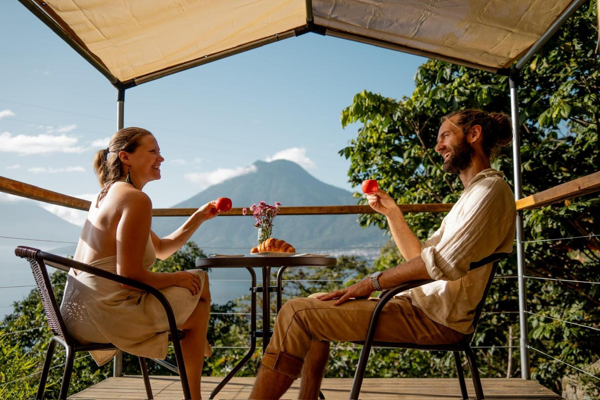 Fuego Atitlan Eco-Hotel San Marcos La Laguna Bagian luar foto